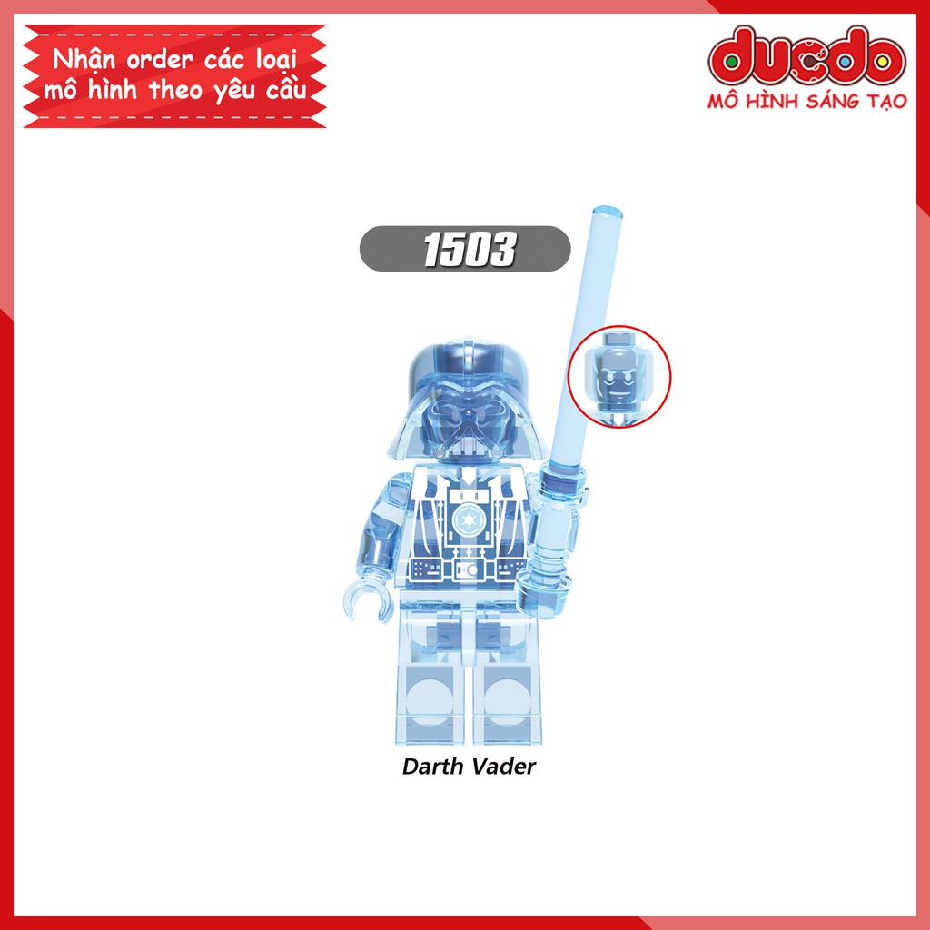 Minifigures các nhân vật trong Star War full vũ khí - Đồ chơi Lắp ghép Xếp hình Mô hình Mini Iron Man XINH X0287