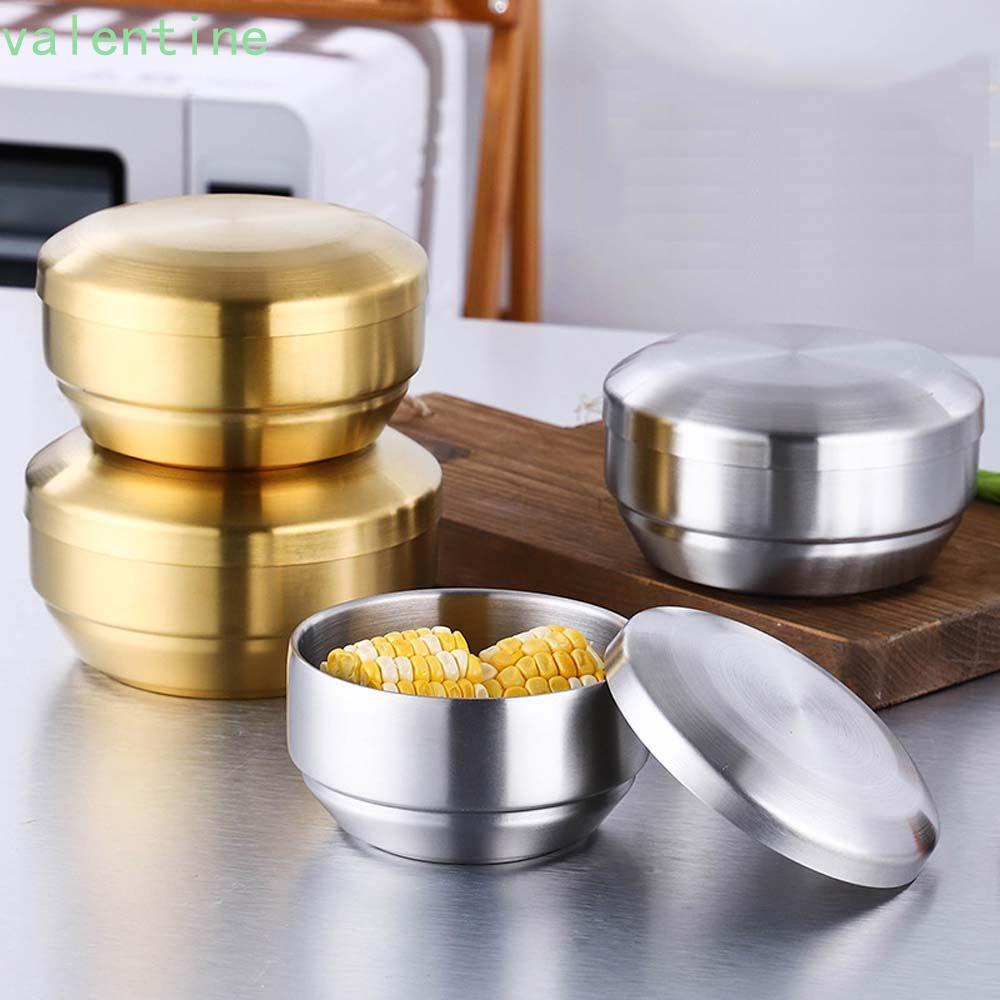Bộ Bát Ăn Cơm 3 Ngăn Phong Cách Hàn Quốc|Tô Inox 304 Cách Nhiệt Nhiều Màu Sắc Đa Dạng Cho Nhà Bếp