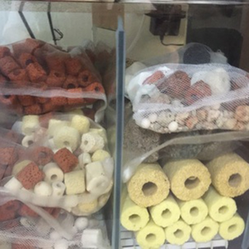 Túi Lưới Lọc Sinh Học Lưu Lượng Cao Có Khóa Kéo Cho Bể Cá