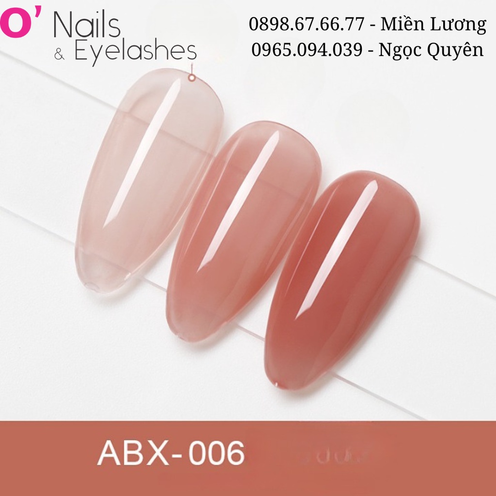 Sơn thạch AS mã ABX | Chai đỏ 15ML chính hãng O nail