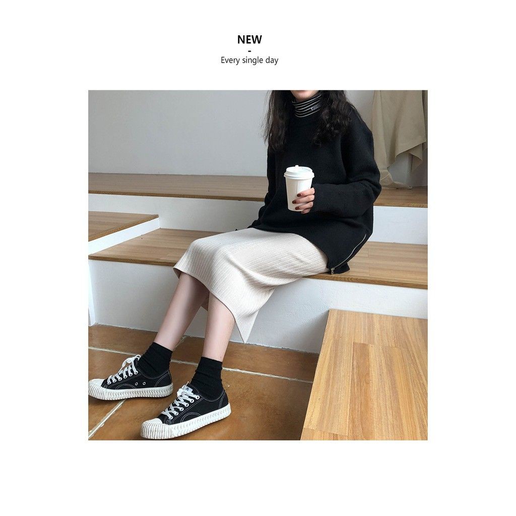 [ORDER] CHÂN VÁY DÀI LEN TĂM ULZZANG NỮ TÍNH | BigBuy360 - bigbuy360.vn