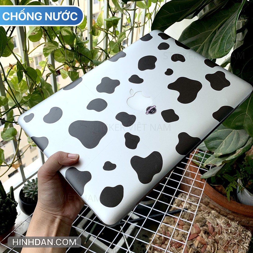 Sticker BÒ SỮA chống nước dán nón bảo hiểm, laptop, ốp điện thoại | BigBuy360 - bigbuy360.vn