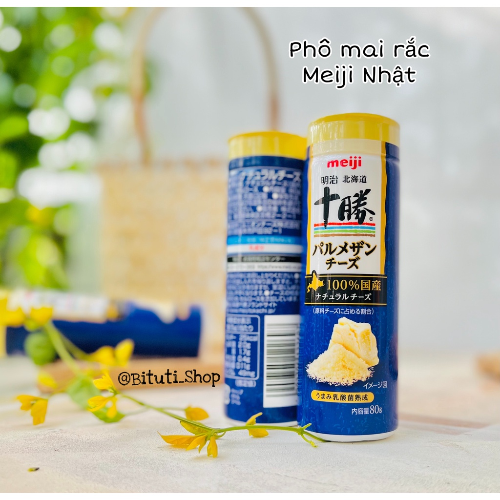 Phô mai rắc Meiji Nhật Bản cho bé ăn dặm