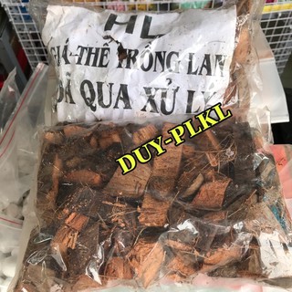 Sơ Dừa Trồng Lan Đã chặt cục nhỏ - Gói 300gr. sơ dừa trồng lan đã qua xử lý.