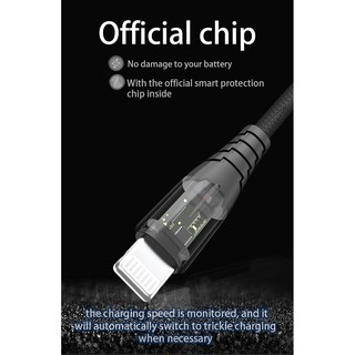 [LeArmor]  Cáp Sạc LeArmor MFI USB-A to Lightning - Black