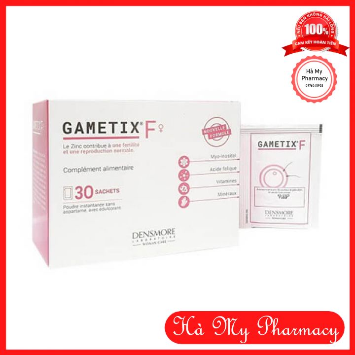 Gametix F Bổ trứng số 1 giành cho đa nang , điều hoà kinh nguyệt, tăng khả năng thụ thai. Đủ Bill Pháp