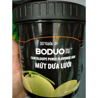 Mứt sốt dưa lưới Boduo 1,3kg- Sauce Dưa lưới 1.3kg pha trà sữa, trà hoa quả cực ngon