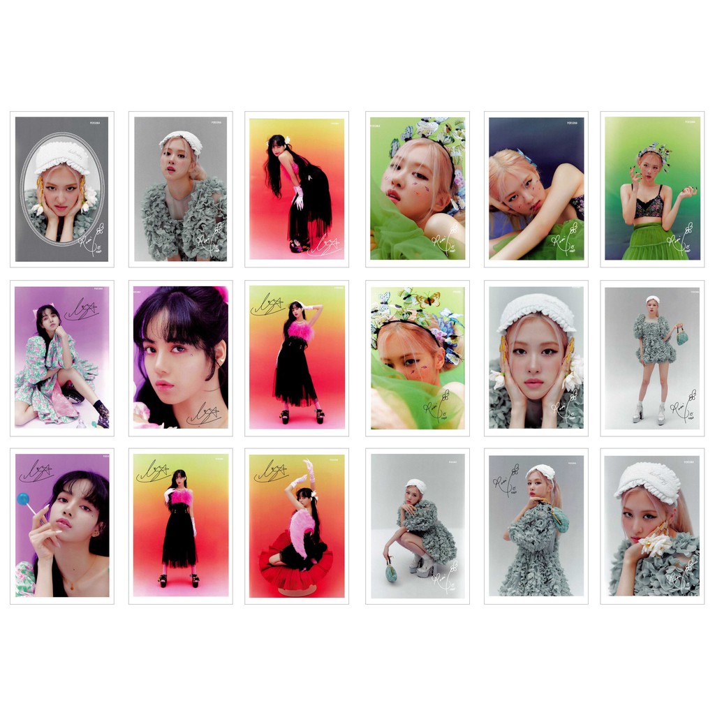 Ép Lụa] Lomo Card 81 Ảnh BLACKPINK - Season's Greeting 2021