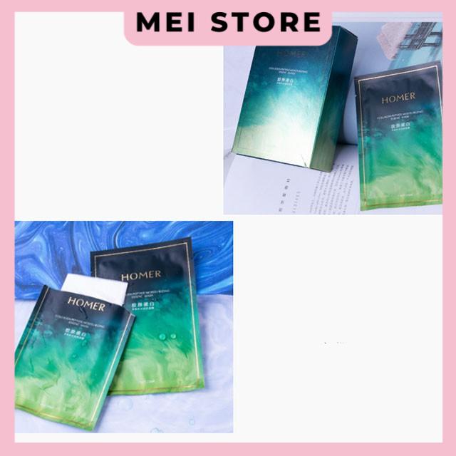 Mặt Nạ HOME'R Làm Trắng Dưỡng Ẩm Collagen Peptide Moisturizing Essenc Mask