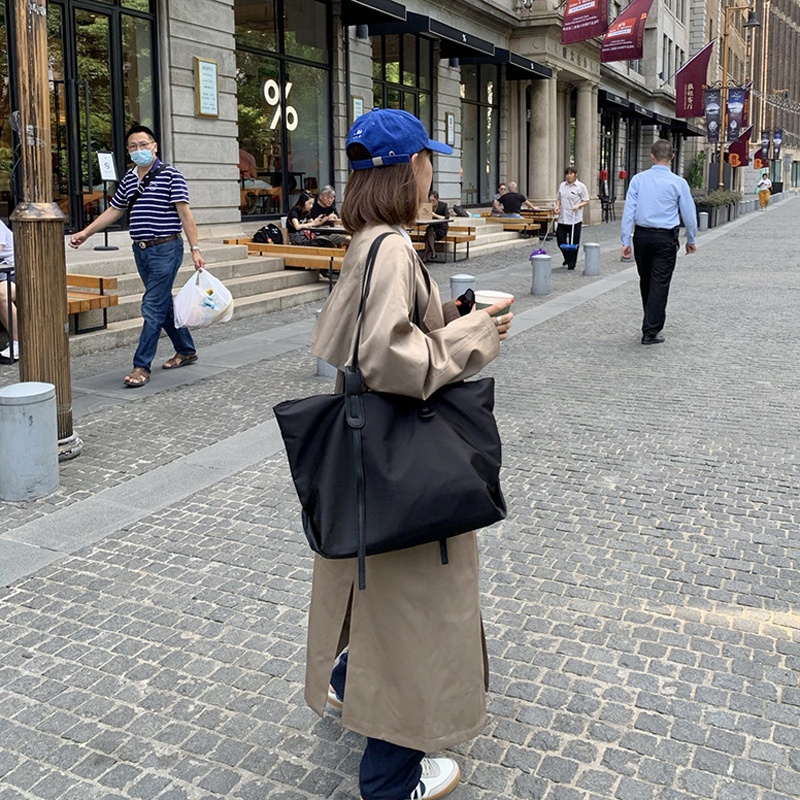 Túi tote Chất nylon Chống Thấm Nước Thiết Kế Đơn Giản Thời Trang Cho Nữ