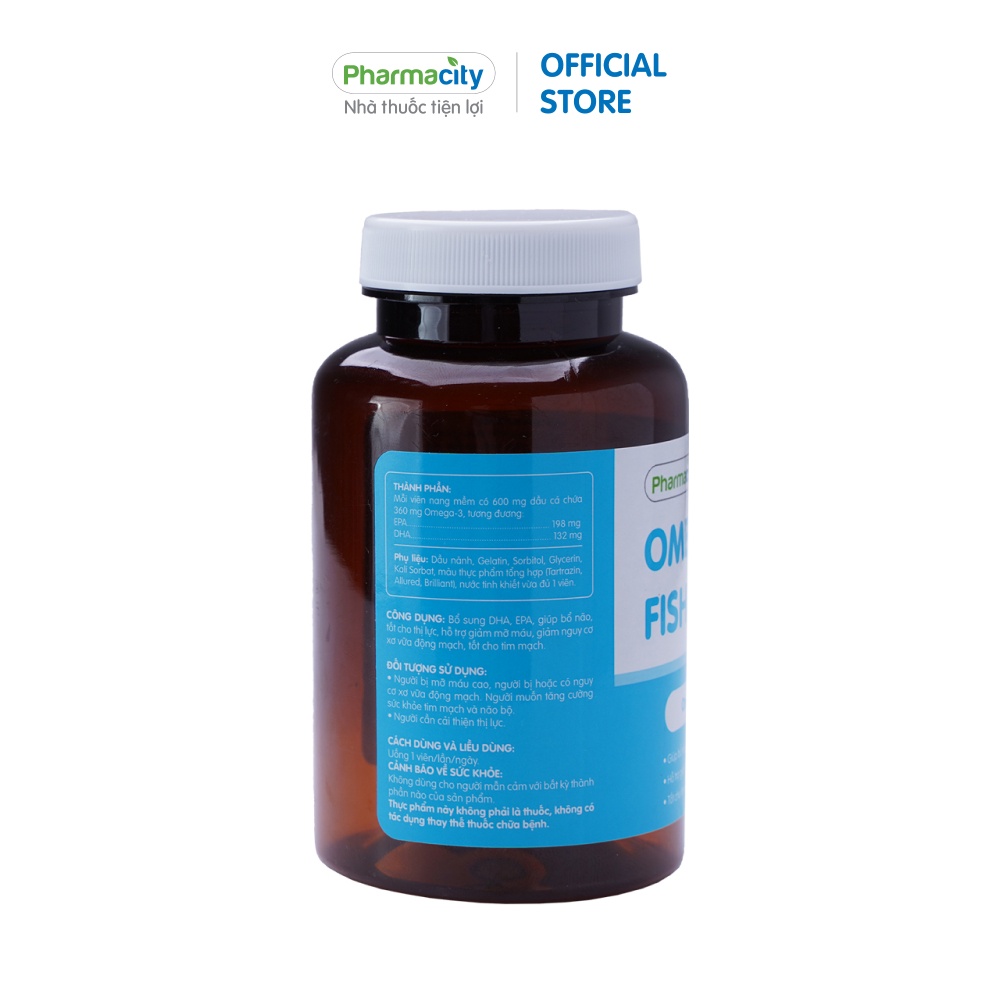 Thực phẩm bổ sung Pharmacity Omega3 Fish Oil