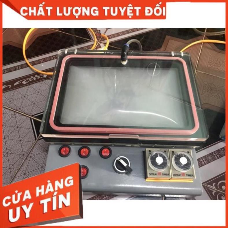 Máy ép kính bóng hơi, máy ép bóng khí ép kính điện thoại và máy tính bản. Gia công bằng thép BH 12 tháng