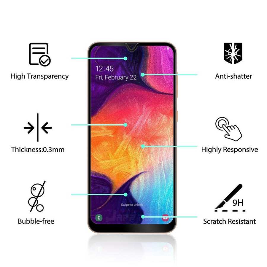 Miếng dán cường lực cho điện thoại Samsung Galaxy A10 A20 A30 A40 A50 A60 A70 A80 A90 5G M10 M20 M30 A50s A30s