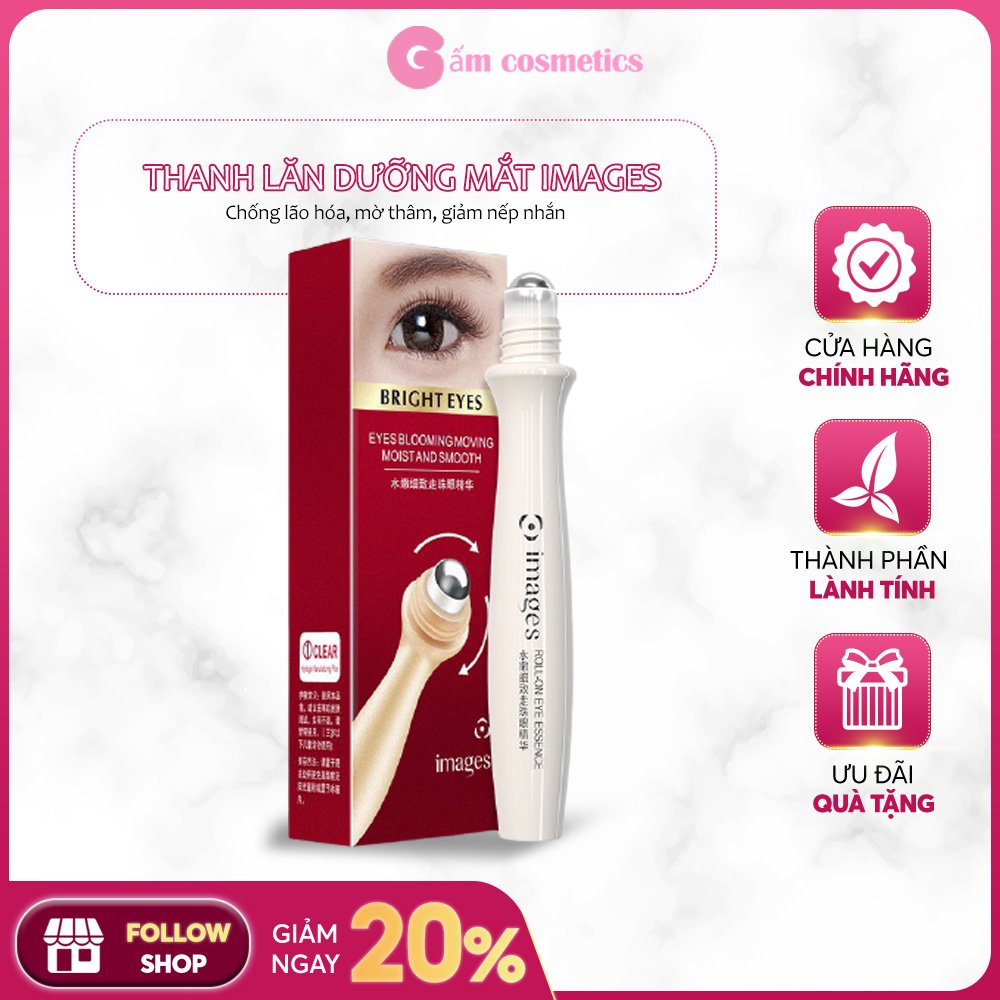 Thanh lăn quầng thâm mắt Images 15ml giảm quầng thâm bọng mắt hàng nội địa Trung - Gấm cosmetics