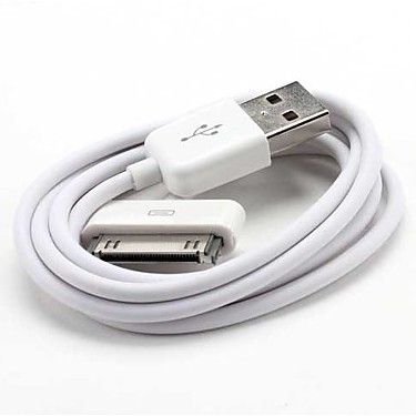 Dây cáp sạc điện thoại Iphone 4 lưới dày AA( FXC)