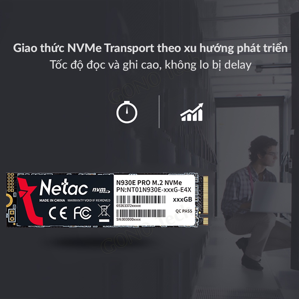 Ổ cứng SSD M2 NVMe 128Gb 256Gb 512Gb 1Tb Netac N930E PRO NV2000 NV3000 | 500GB M.2 2280 PCIe