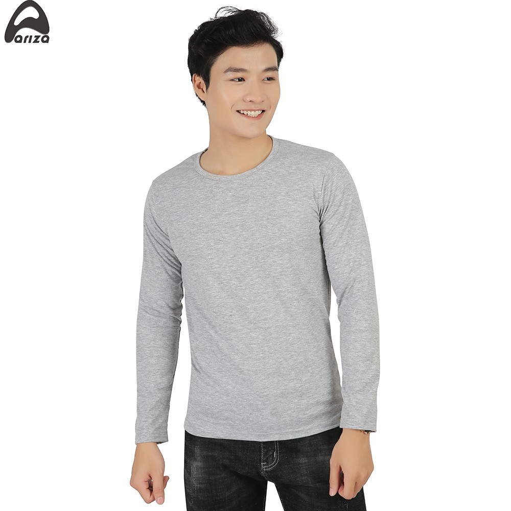 [Mã FASHIONMALLT4 giảm 15% tối đa 30K đơn 150k] Áo thun thu đông Ariza +tặng đôi vớ nam | BigBuy360 - bigbuy360.vn