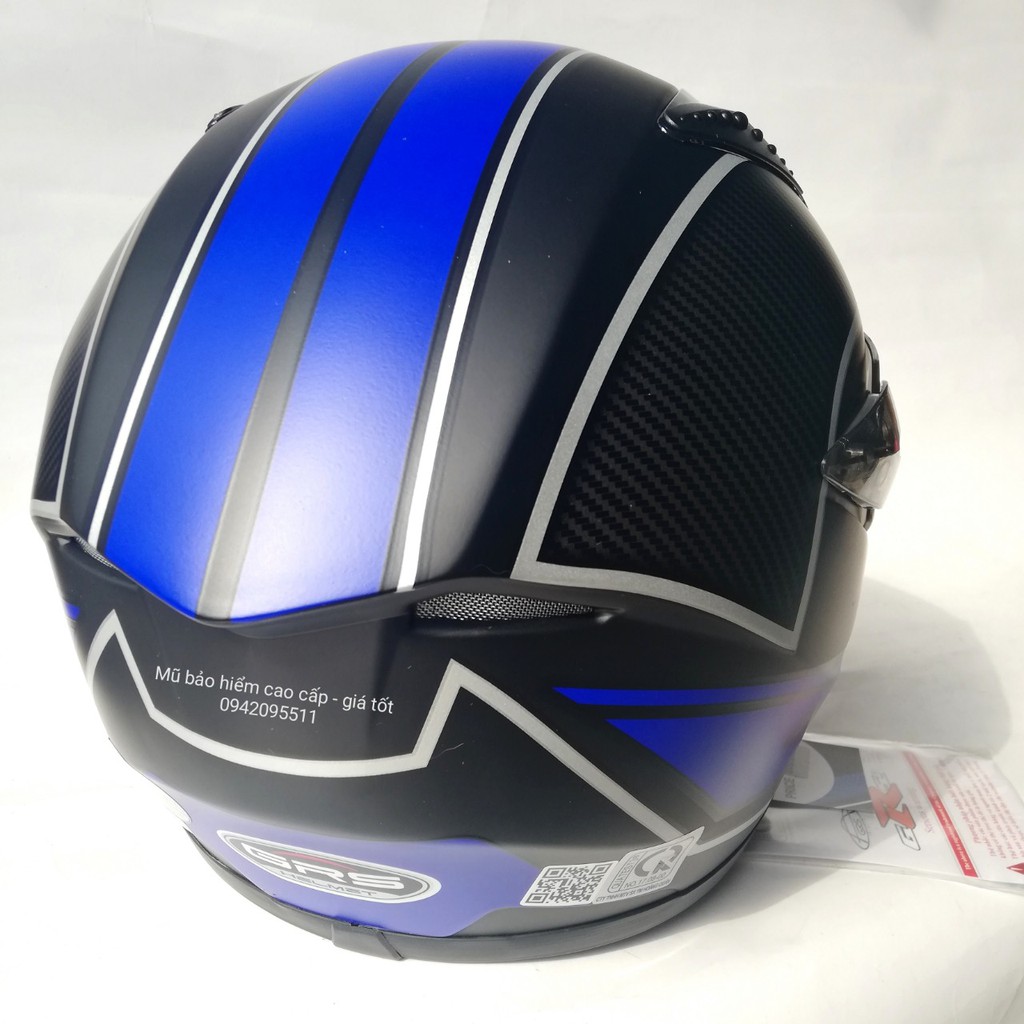 MŨ BẢO HIỂM FULL FACE GRS CHÍNH HÃNG - NHIỀU MÀU TEM