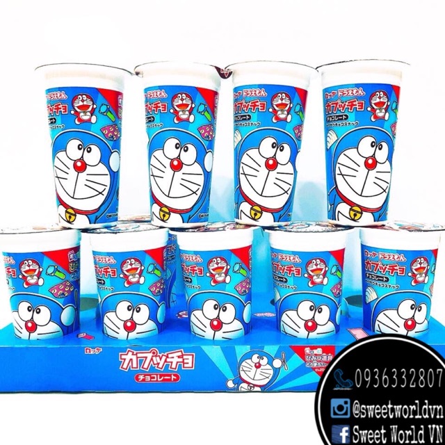 Bánh bắp viên socola Doraemon (38g) - Nhật Bản
