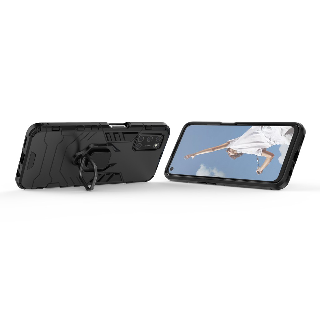 Ốp điện thoại cứng có vòng nhẫn cho OPPO A92 A52