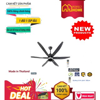 Bão sale quạt trần panasonic f-70zbp đường kính 180cm, ti 40cm