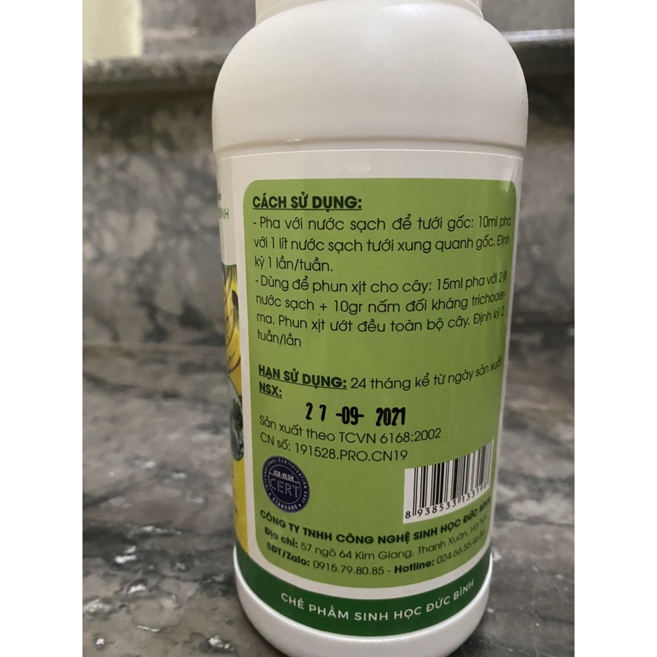 Chế phẩm đậu nành ủ trứng chuối Humic Đức Bình dành cho hoa hồng, cây cảnh giúp mập mầm to hoa