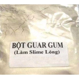 Bột Guar gum túi 500g nguyên liệu làm slime lỏng water slime