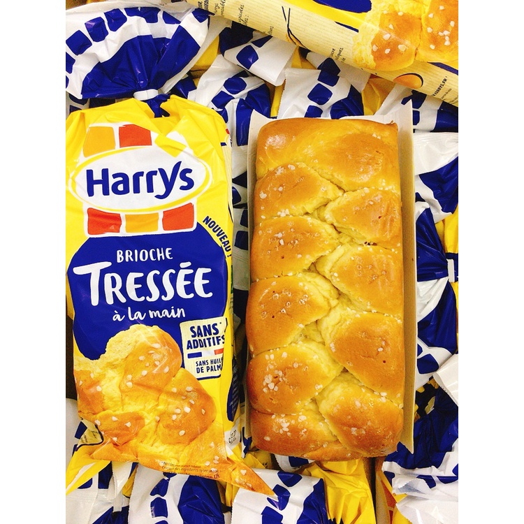 Bánh mì hoa cúc Harrys Brioche Tressée Pháp 515g date 5 3 2023