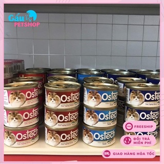Pate cho mèo Ostech lon 80g