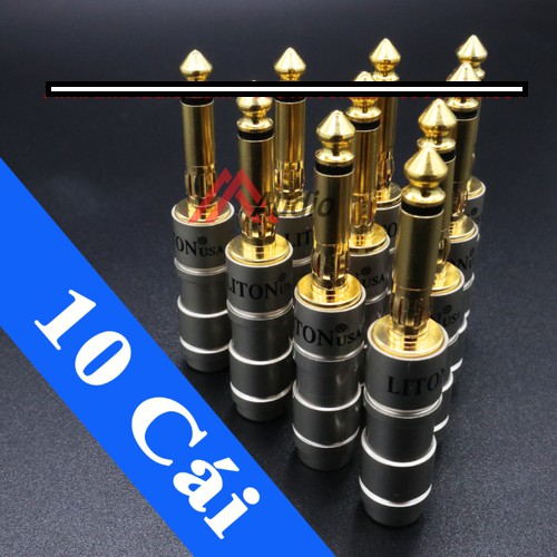 10 Cái Jack 6 ly Liton có chốt nở - Cao Cấp -Giá tốt Bao Gồm 10 cái jack 6 ly Liton như hình