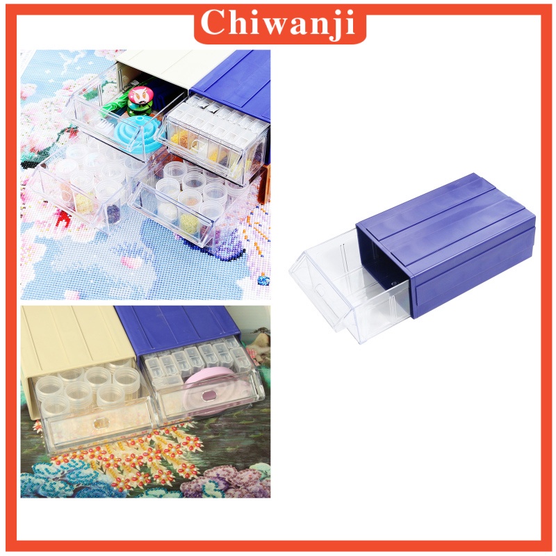 Hộp Đựng Tranh Đính Đá Kim Cương Xếp Chồng Lên Nhau DIY