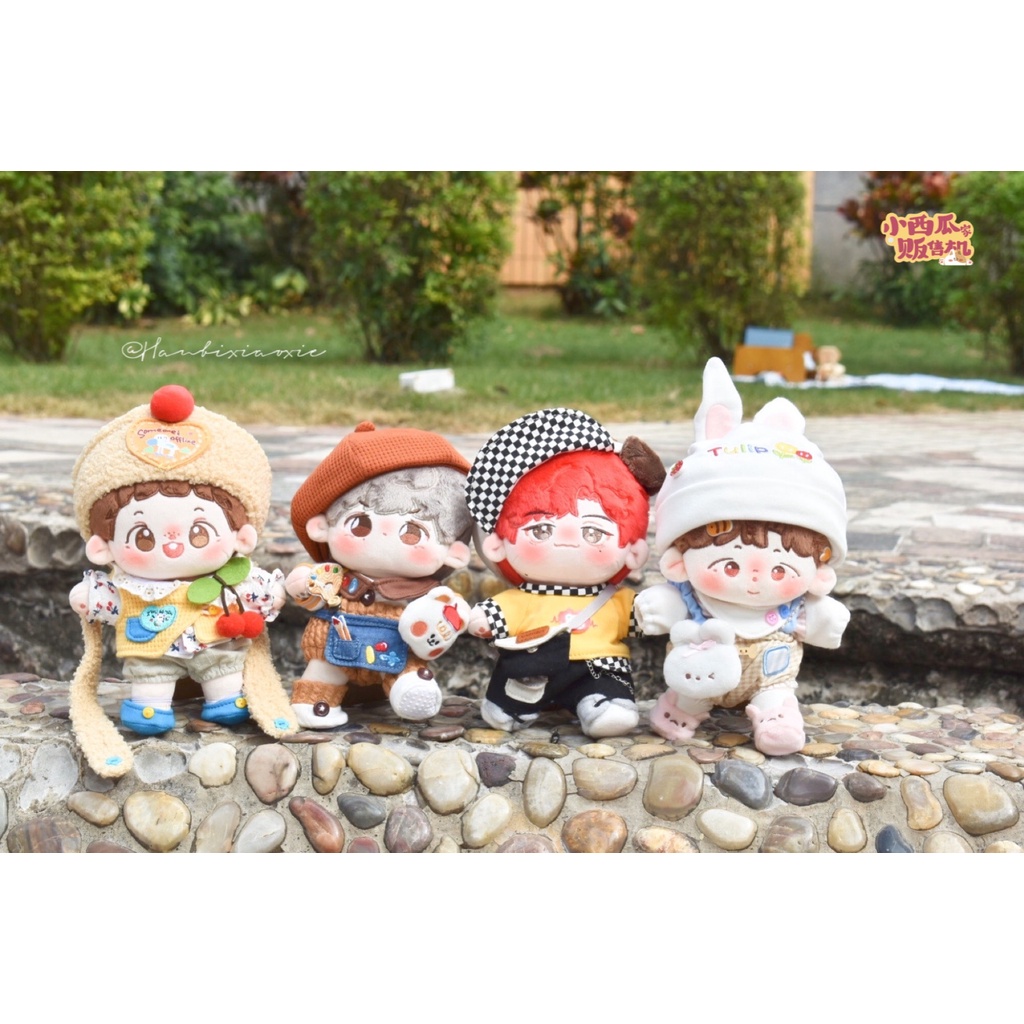 Bộ dồ Dã ngoại cho bé doll 15cm 20cm