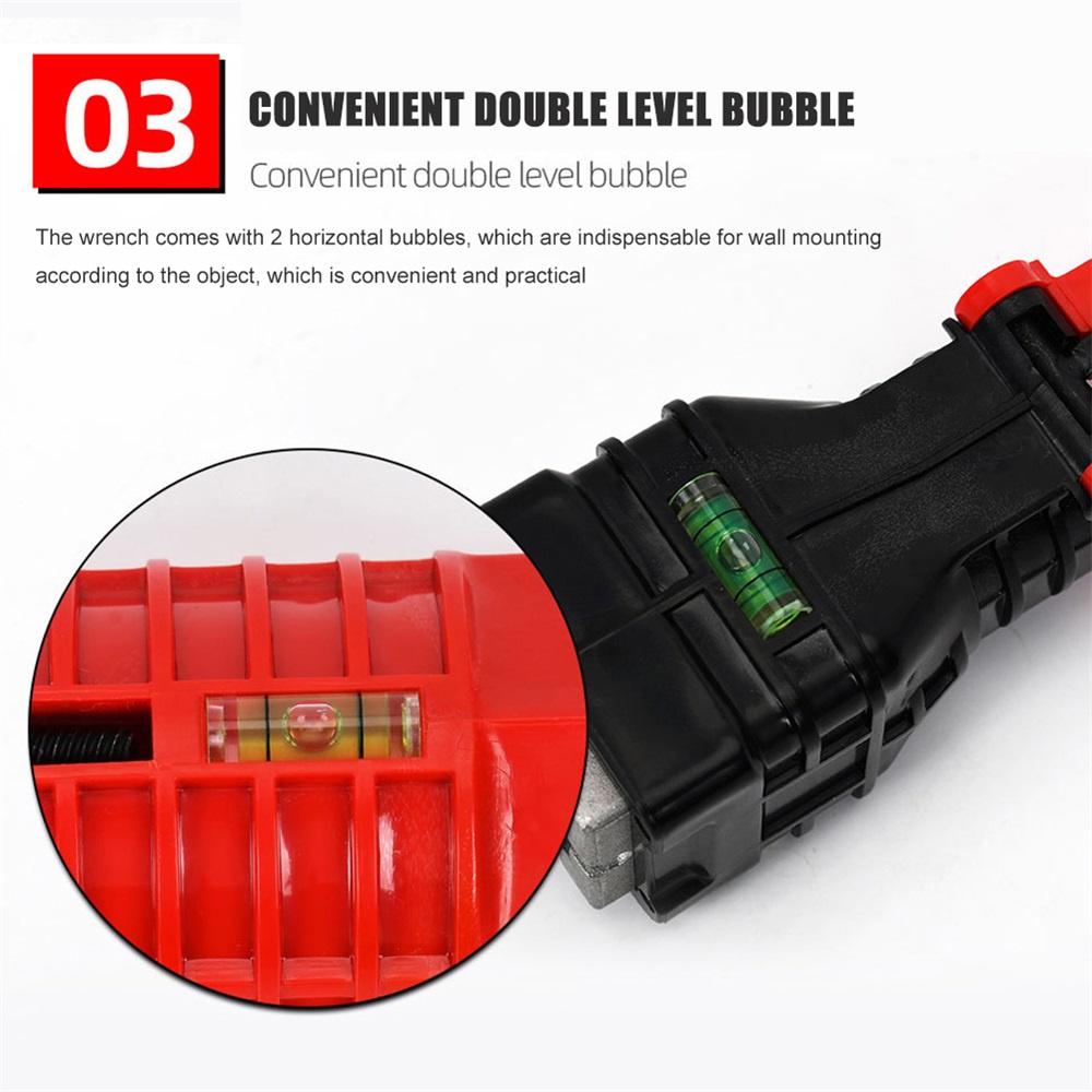 Cờ lê DIYMORE 18 trong 1 sửa chữa đường ống nước đa năng tiện dụng