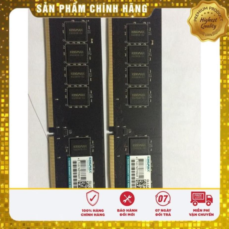 (giá khai trương) Ram KINGMAX DDR4 8GB bus 2400MHz máy bàn