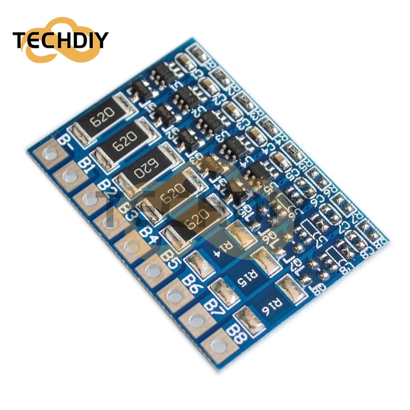 Bảng Mạch Cân Bằng Bảo Vệ Cho Pin Li-ion Lipo 18650 3/4/5/6/7/8S 21V 4.2V 68mA 5S