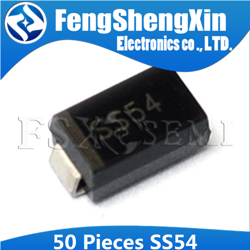 50 Cái / lốc 1N5824 IN5824 SS54 SR540 5A 40V DO-214AC SMA Schottky diode