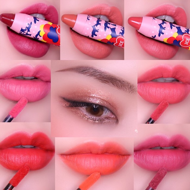 Son bút chì 3CE Maison Kitsune Velvet Lip Crayon sale | BigBuy360 - bigbuy360.vn