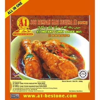 Sốt cà ri ăn liền A1 Malaysia gói 230g