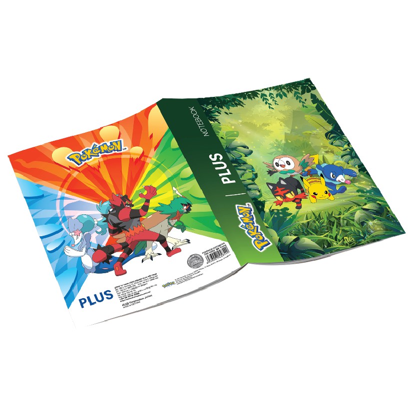 Tập Học Sinh Pokemon PLUS 5 Ô Ly 96 Trang Lốc 10 Cuốn