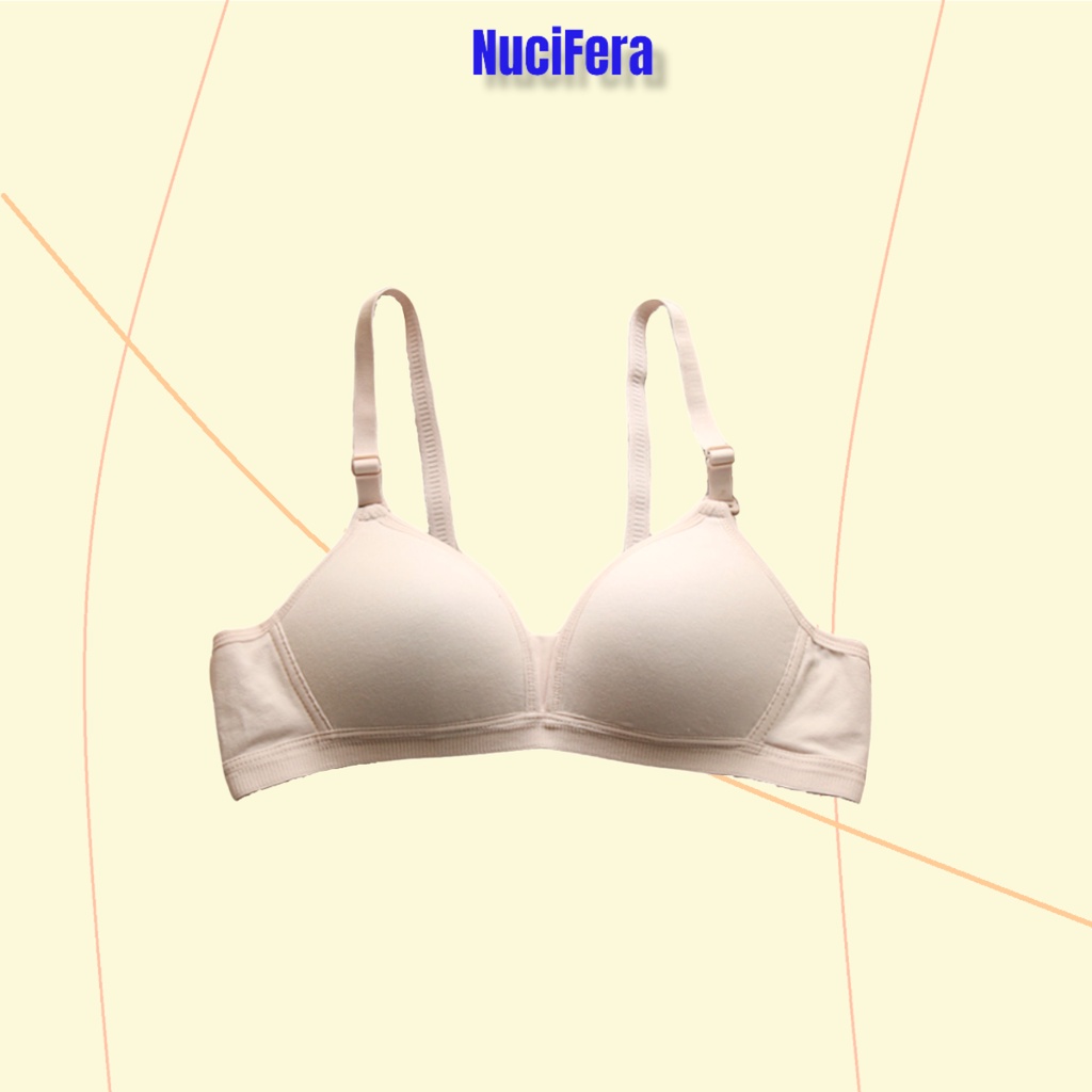 Áo ngực nữ sinh không gọng NuciFera AL25 bralette đệm mỏng mặc mát ôm ngực
