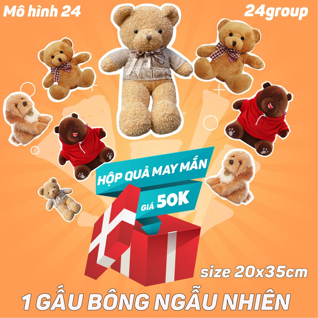 gấu ngẫu nhiên thú nhồi bông teddy búp bê các nhân vật trong hoạt hình đồ chơi gấu bông siêu to cỡ lớn