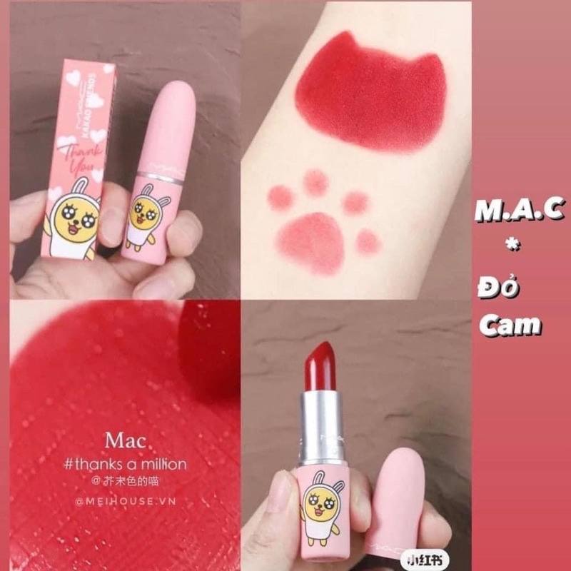 Son MAC x KAKAO FRIENDS LIMITED EDITION 2021 màu Thanks A Million