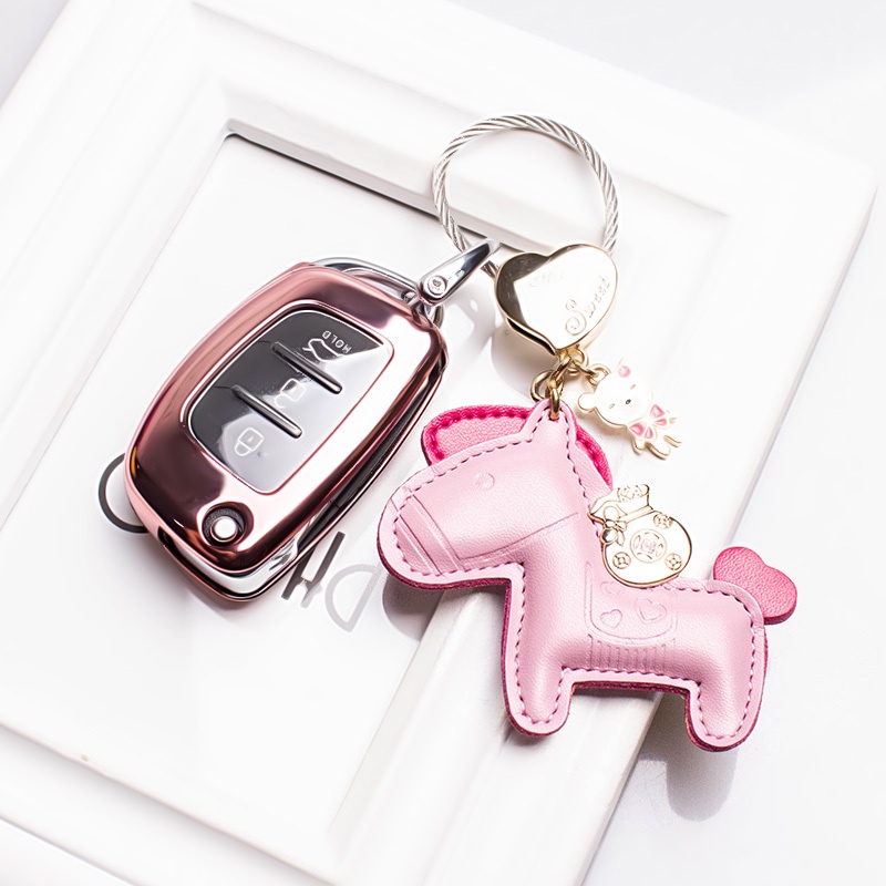 Ốp Chìa Khoá Ô Tô HYUNDAI ELANTRA TUCSON SANTAFE Bằng Chất Liệu TPU