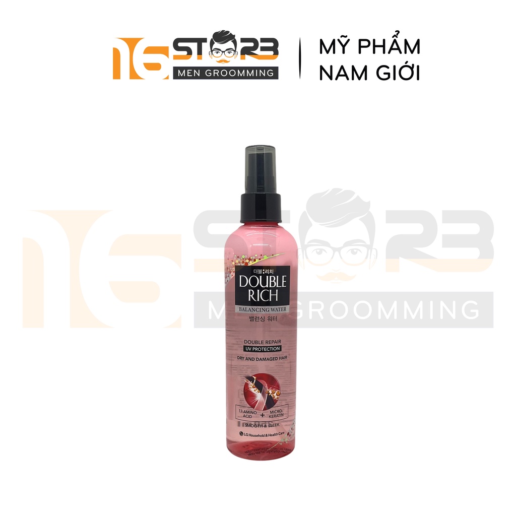 Nước Xịt Dưỡng Tóc Khô Sơ &amp; Hư Tổn Double Rich 250ml