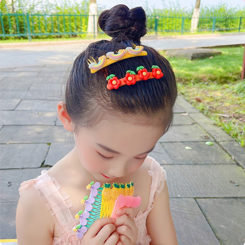 Kẹp Tóc Kiểu Dáng Hoạt Hình Dễ Thương Xinh Xắn Cho Bé Gái