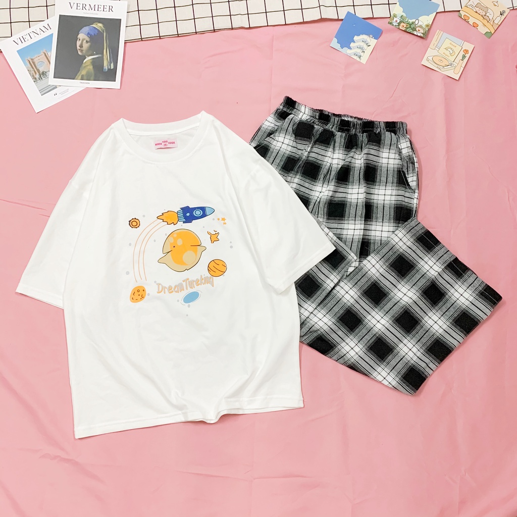 Áo thun tay lỡ  DREAM TUREKING   phông Unisex nam nữ tee oversize form rộng pull Ulzzang Streetwear Hàn Quốc vải mềm
