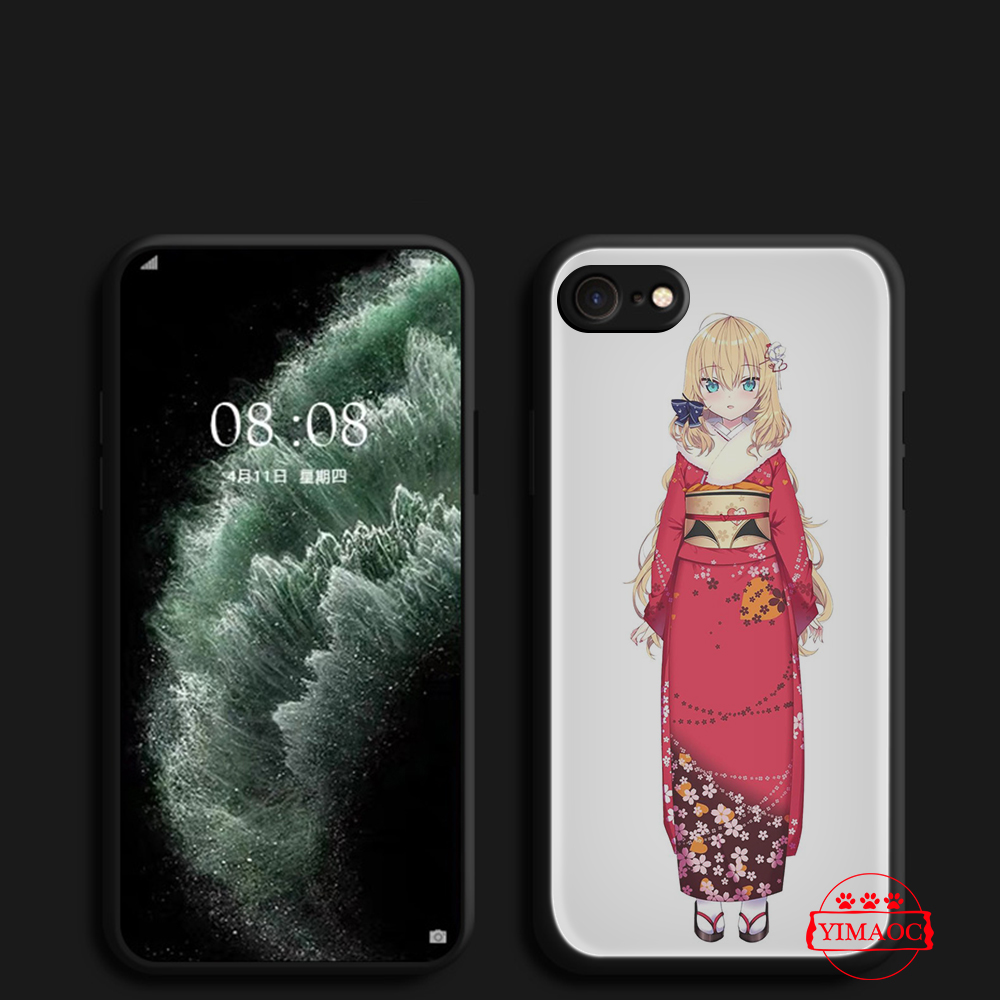 Samsung S7 Edge S8 S9 S10 Plus Plus S10E Soft Case 2WS Akai Haato Haachama Hololive anime