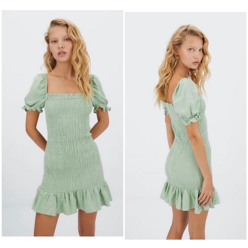 Đầm smocking stra