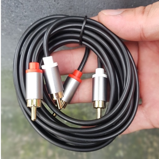 Dây cap audio 3.5 ra 2 đầu AV , dây audio 4 đầu AV dài 2m loại TỐT - Hàng công ty  Chính Hãng