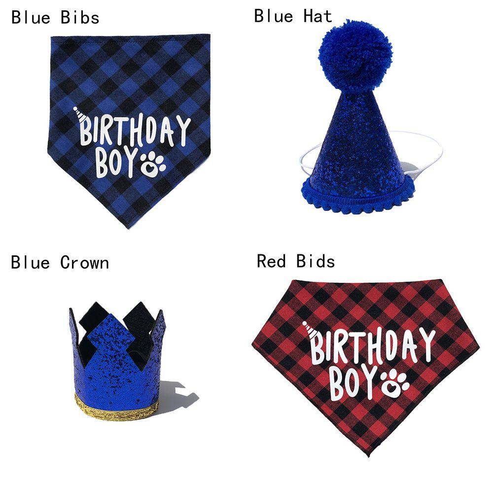 Khăn Quàng Cổ Tam Giác Bằng Vải Cotton Kẻ Ô Cho Thú Cưng